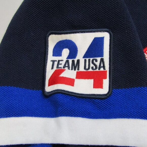 NEW POLO RALPH LAUREN Womens Polo Shirt Navy  Size XXL Team USA Flagbearer - Picture 11 of 12